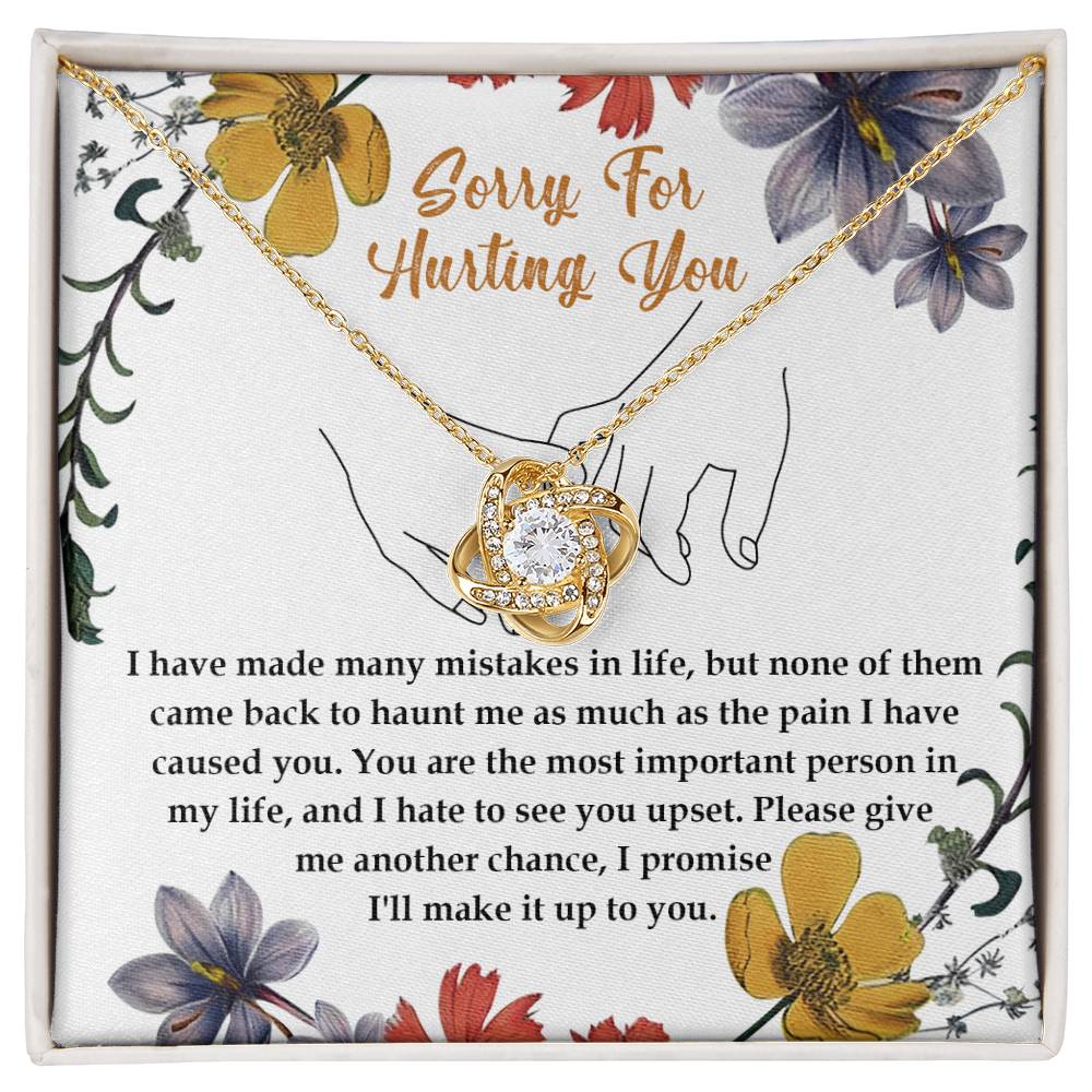 Sorry - Haunt Me - Love Knot Necklace