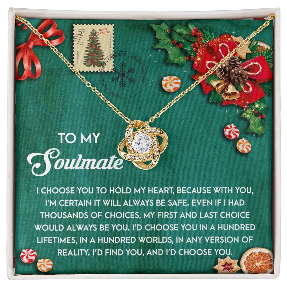 Soulmate - Be Safe -  Love Knot Necklace