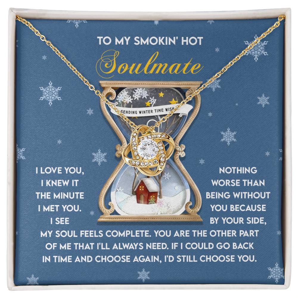 Soulmate - Feels Complete - Love Knot Necklace