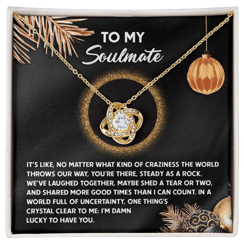 Soulmate - I Can Count - Love Knot Necklace