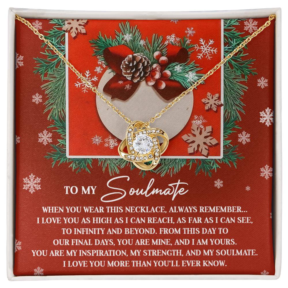 Soulmate - I Am Yours - Love Knot Necklace