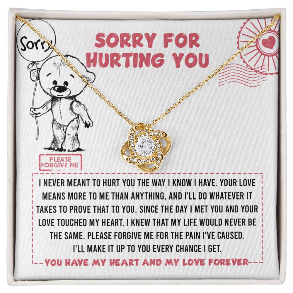 Sorry - Every Chance - Love Knot Necklace