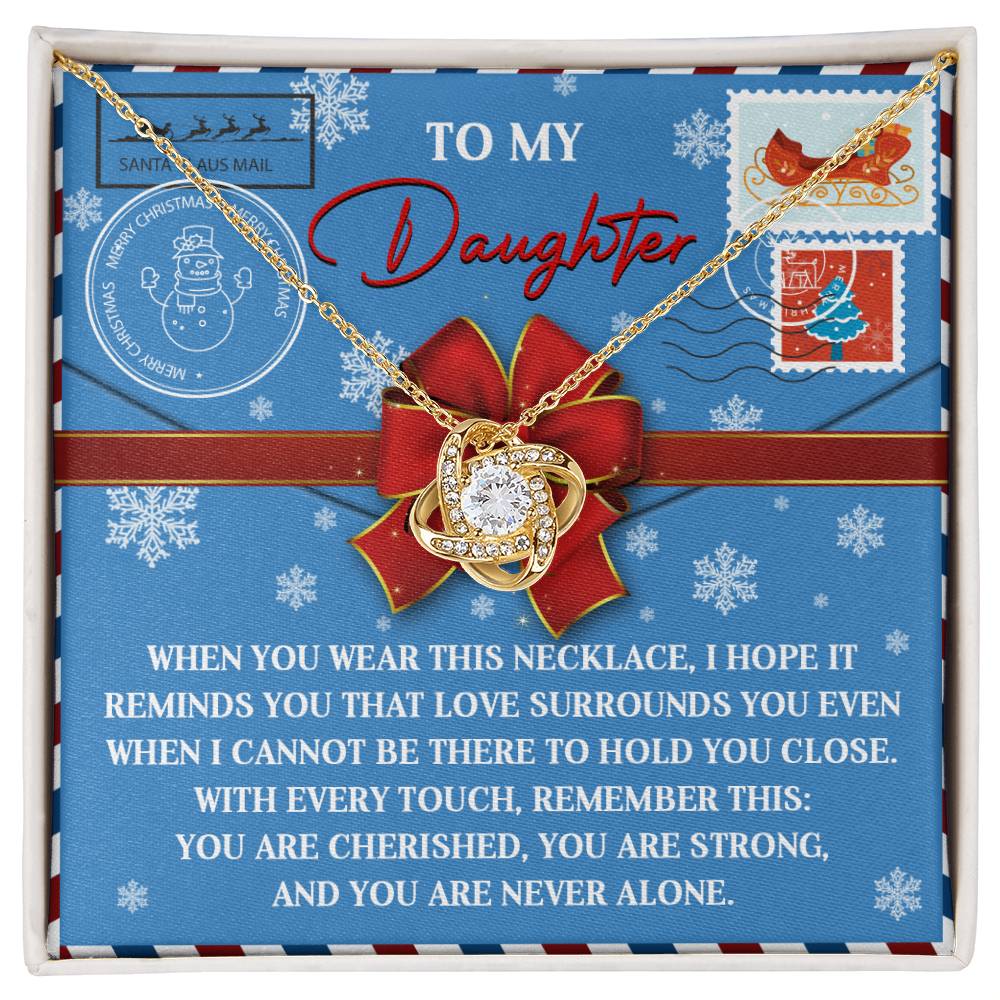 Daughter - Remember This - Love Knot Necklace