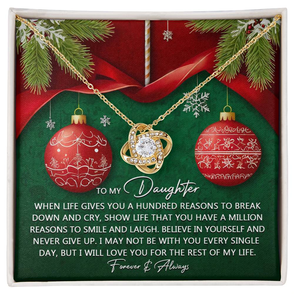 Daughter - Million Reasons - Love Knot Necklace
