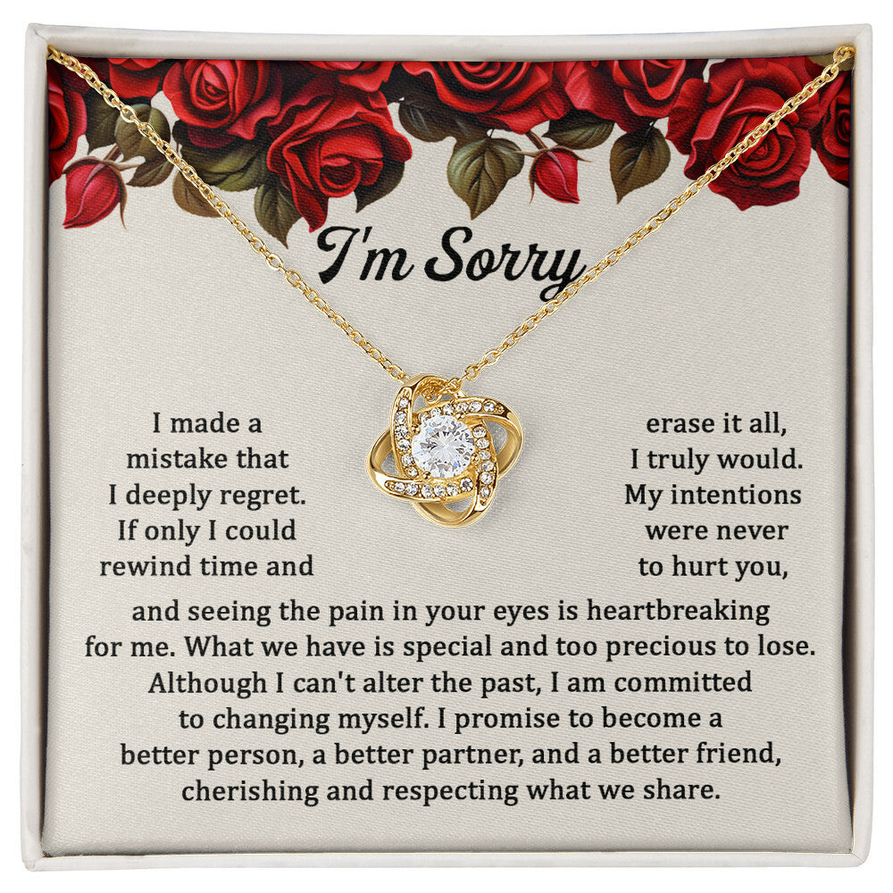 Sorry - Precious To Lose - Love Knot Necklace