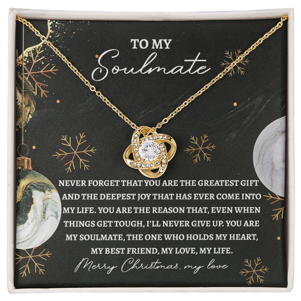 Soulmate - Greatest Gift - Love Knot Necklace