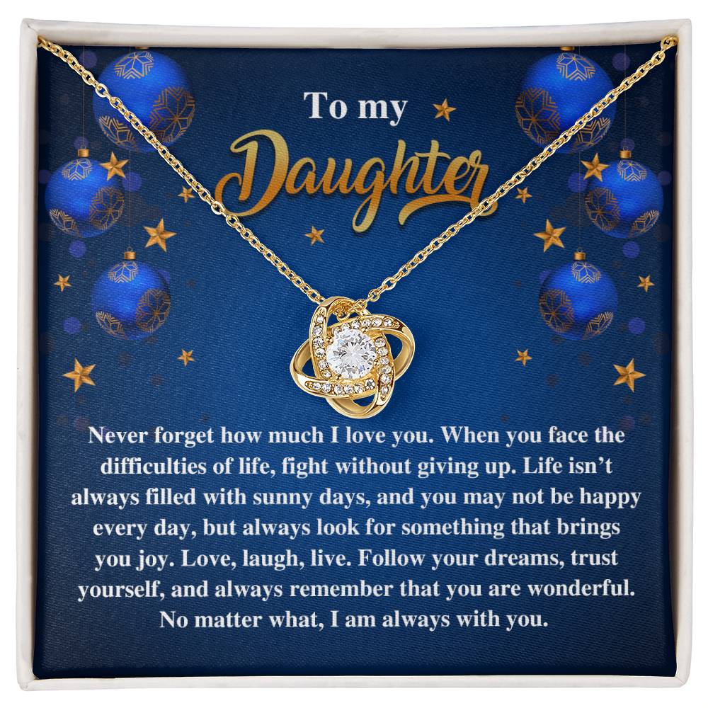Daughter - Sunny Days - Love Knot Necklace