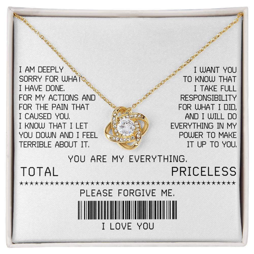 Sorry - Make It Up - Love Knot Necklace