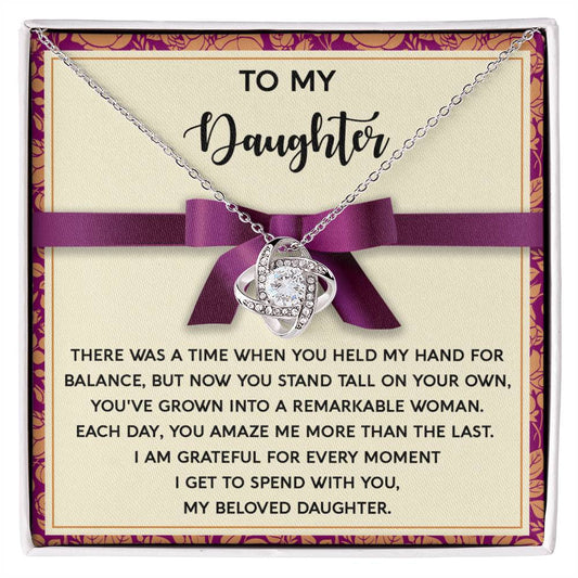 Daughter - Spend With You - Love Knot Necklace