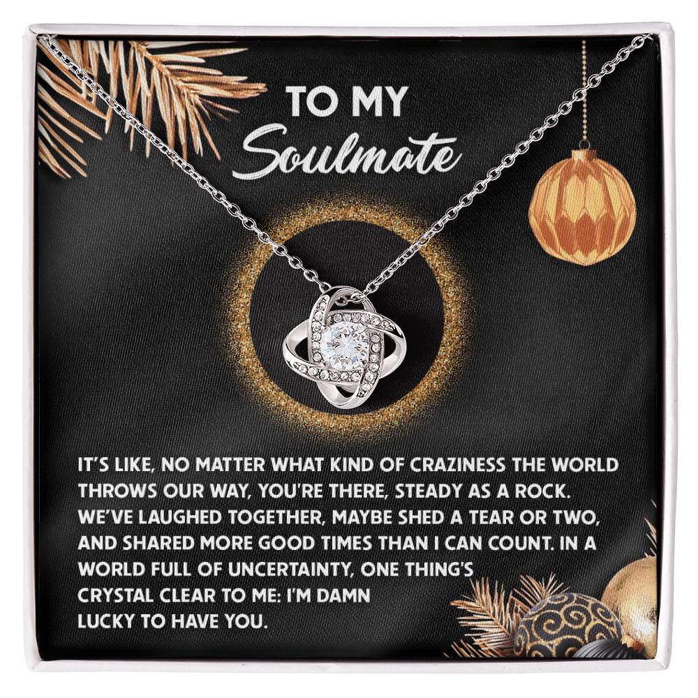 Soulmate - I Can Count - Love Knot Necklace