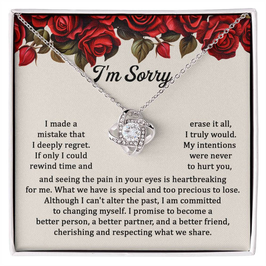 Sorry - Precious To Lose - Love Knot Necklace