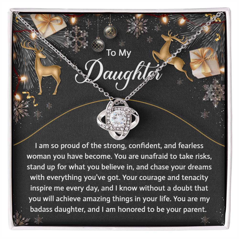 Daughter - Amazing Things - Love Knot Necklace