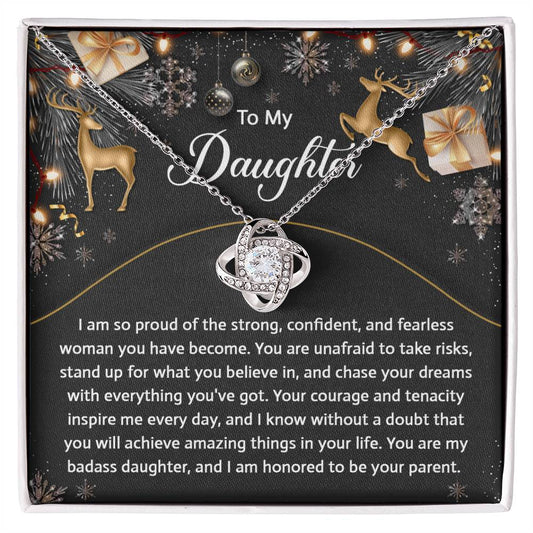 Daughter - Amazing Things - Love Knot Necklace