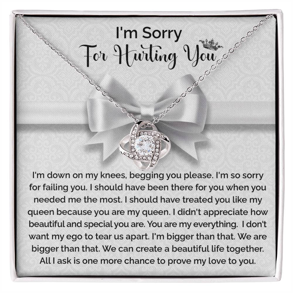 Sorry - My Queen - Love Knot Necklace