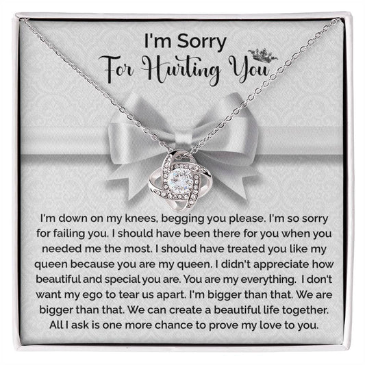Sorry - My Queen - Love Knot Necklace