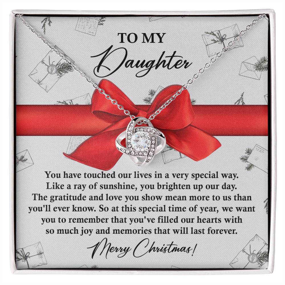 Daughter - Special Way - Love Knot Necklace