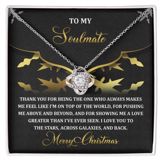 Soulmate - A Love - Love Knot Necklace