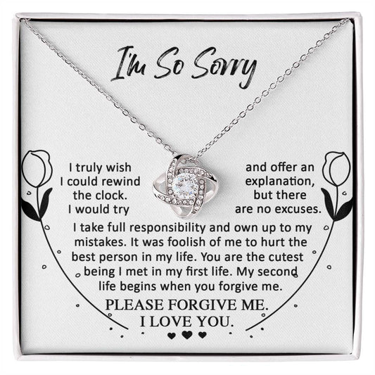 Sorry - My First Life - Love Knot Necklace