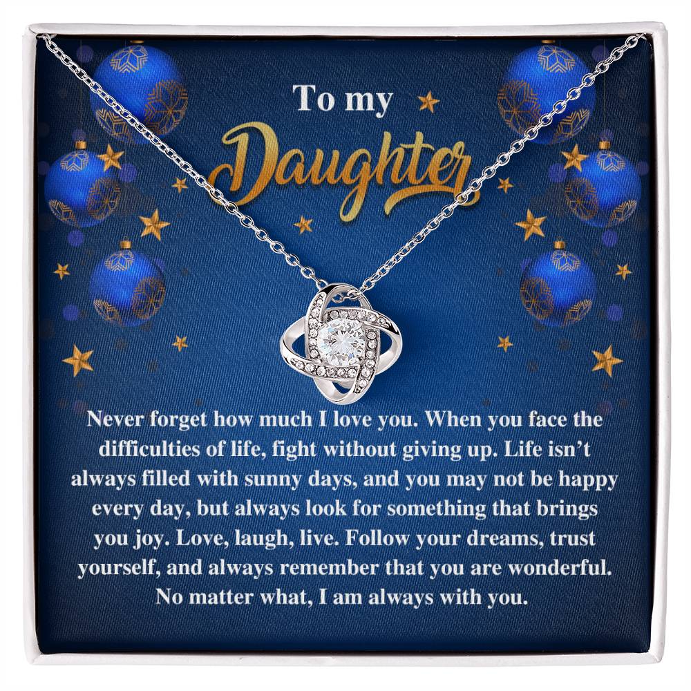 Daughter - Sunny Days - Love Knot Necklace