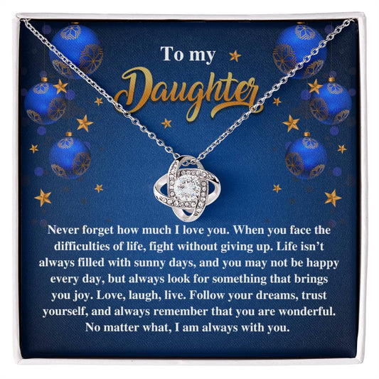 Daughter - Sunny Days - Love Knot Necklace