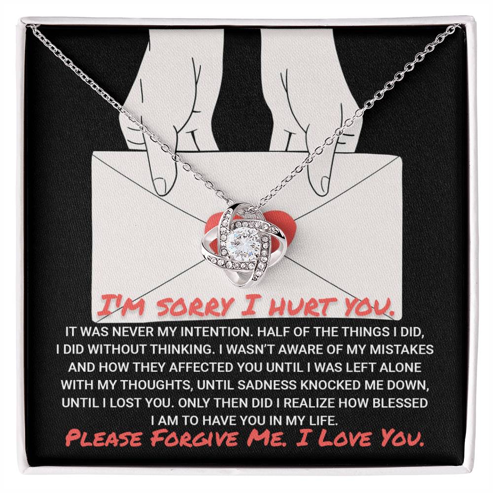 Sorry - Without Thinking - Love Knot Necklace