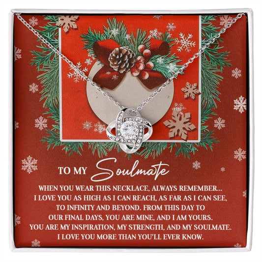 Soulmate - I Am Yours - Love Knot Necklace