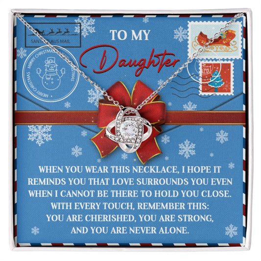 Daughter - Remember This - Love Knot Necklace