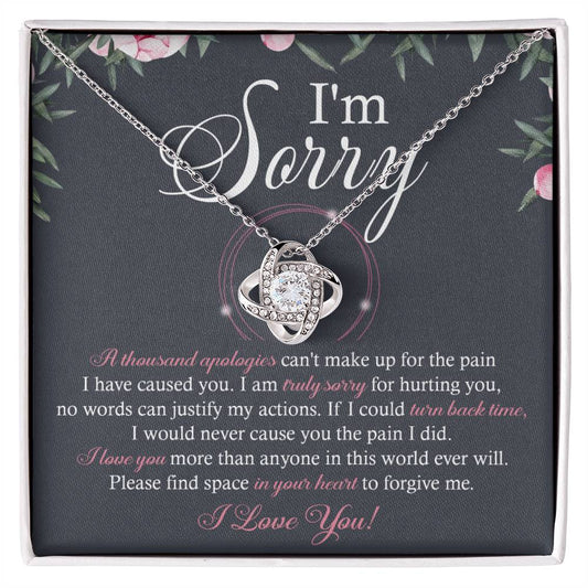 Sorry - World Ever Will - Love Knot Necklace