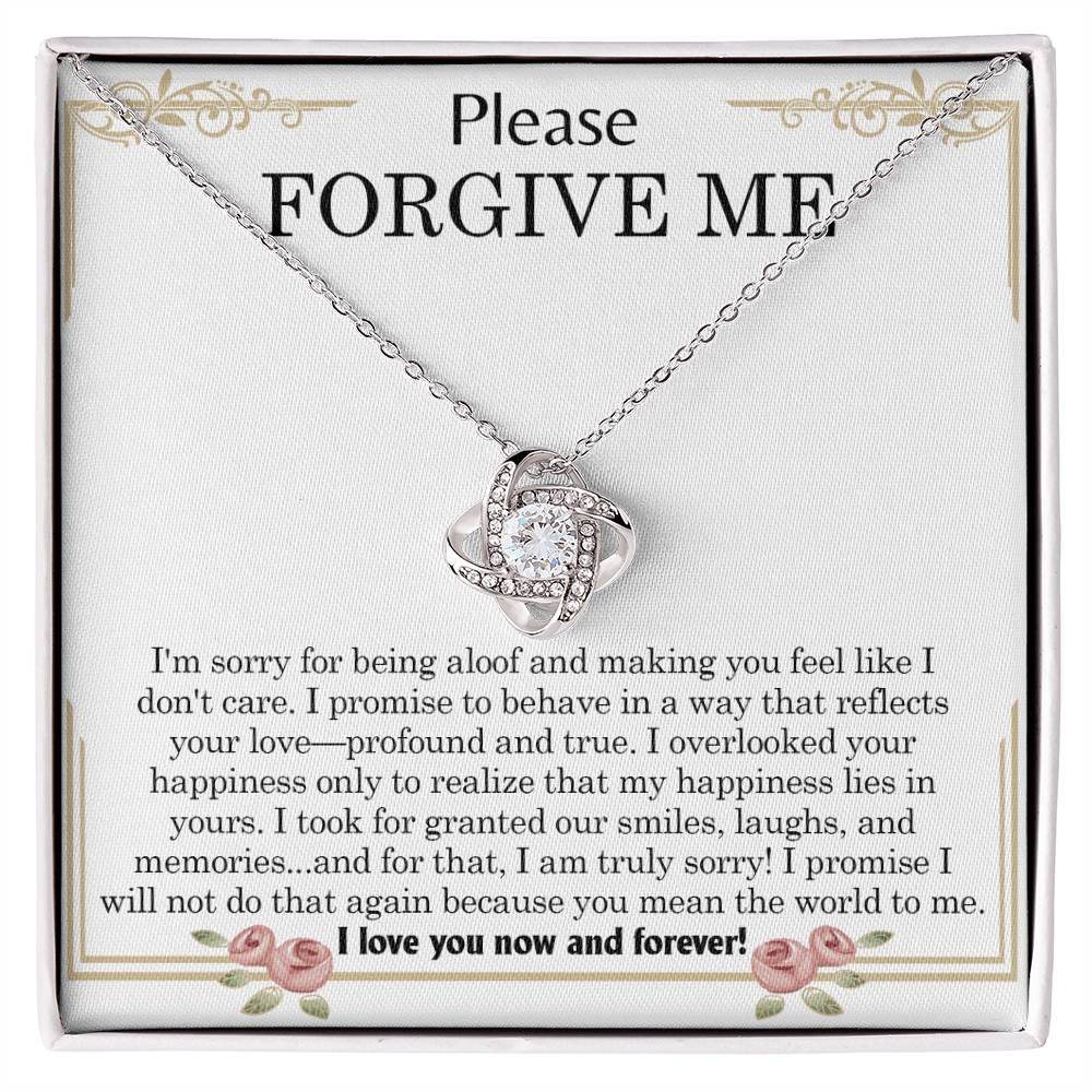 Sorry - Profound And True - Love Knot Necklace