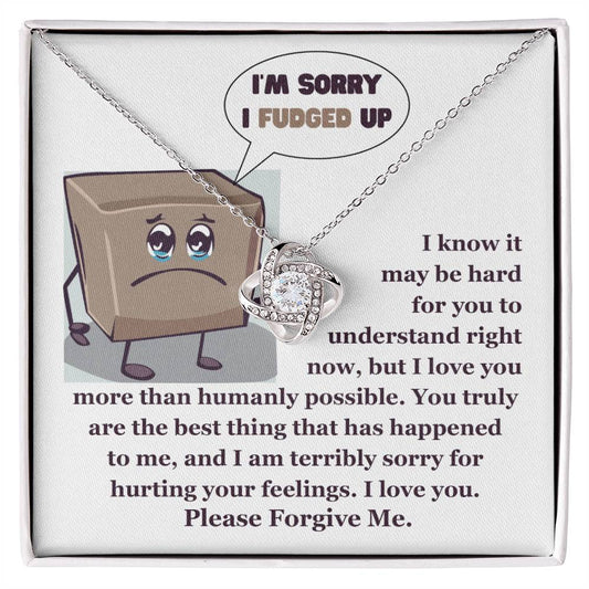 Sorry - The Best Thing - Love Knot Necklace