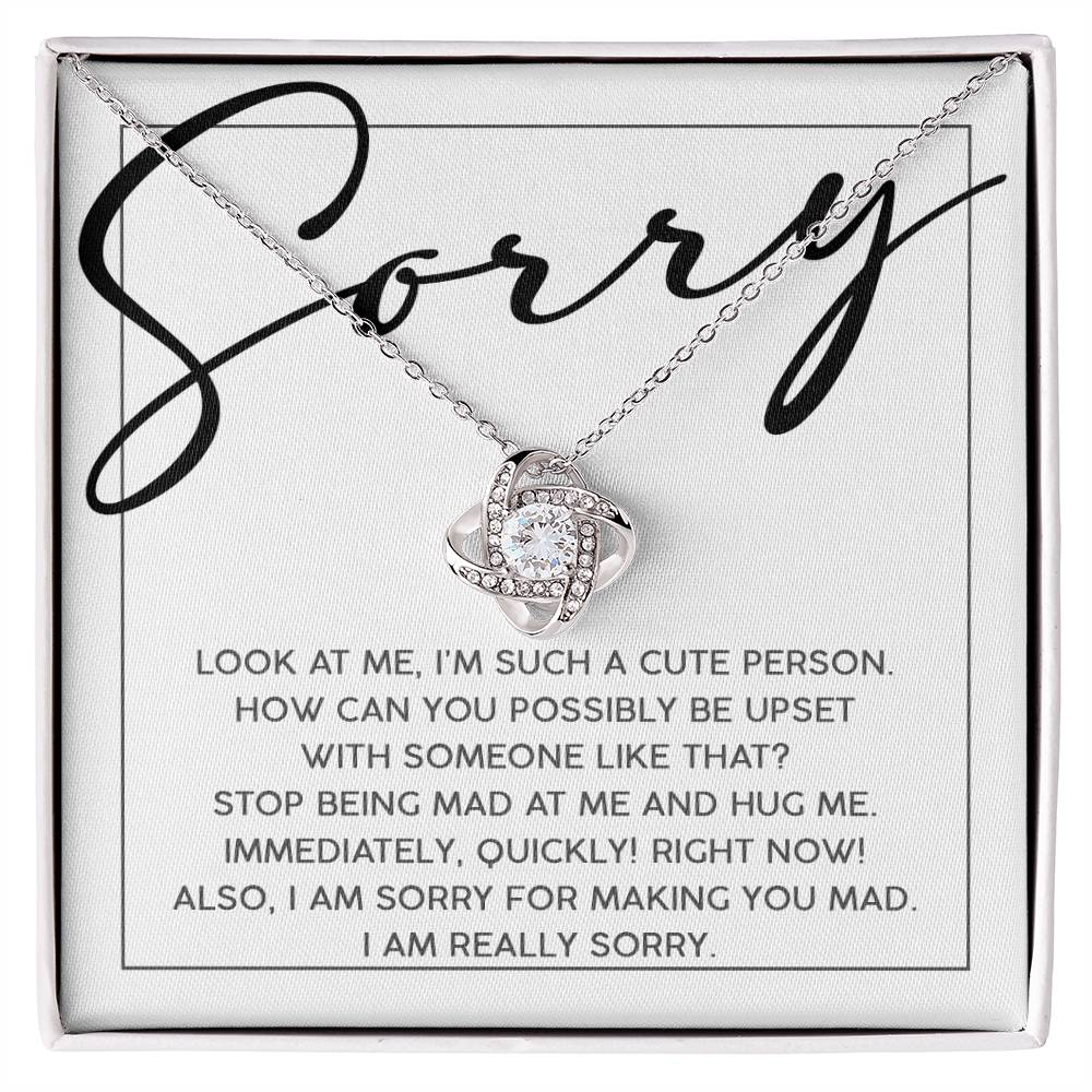 Sorry - Someone Like That - Love Knot Necklace