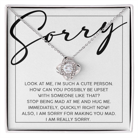 Sorry - Someone Like That - Love Knot Necklace