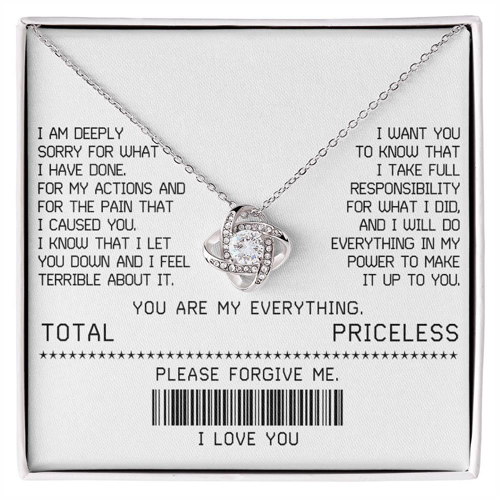 Sorry - Make It Up - Love Knot Necklace