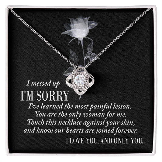 Sorry - Painful Lesson - Love Knot Necklace