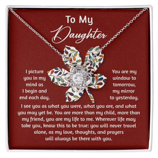 Daughter - To Be True - Love Knot Necklace