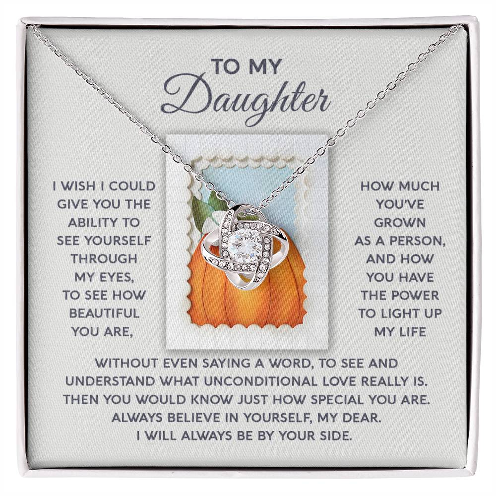Daughter - How Special - Love Knot Necklace