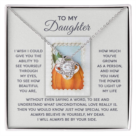Daughter - How Special - Love Knot Necklace