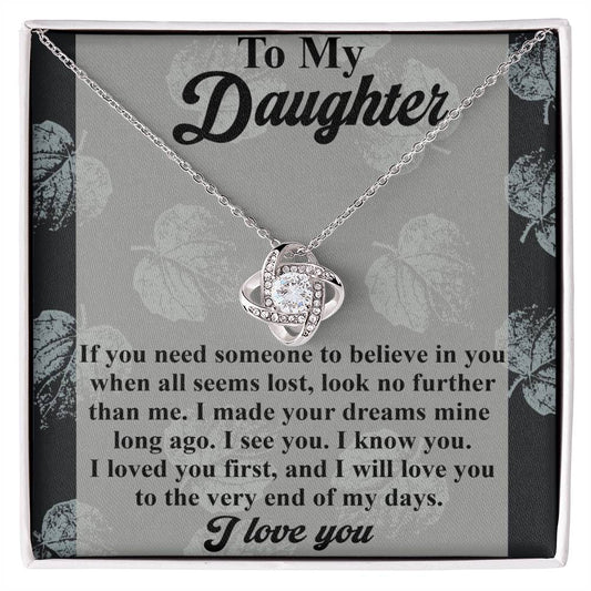 Daughter - My Days - Love Knot Necklace
