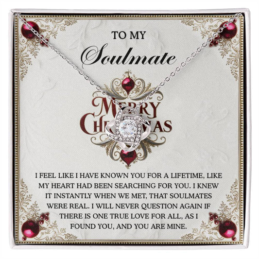 Soulmate - I Found You - Love Knot Necklace