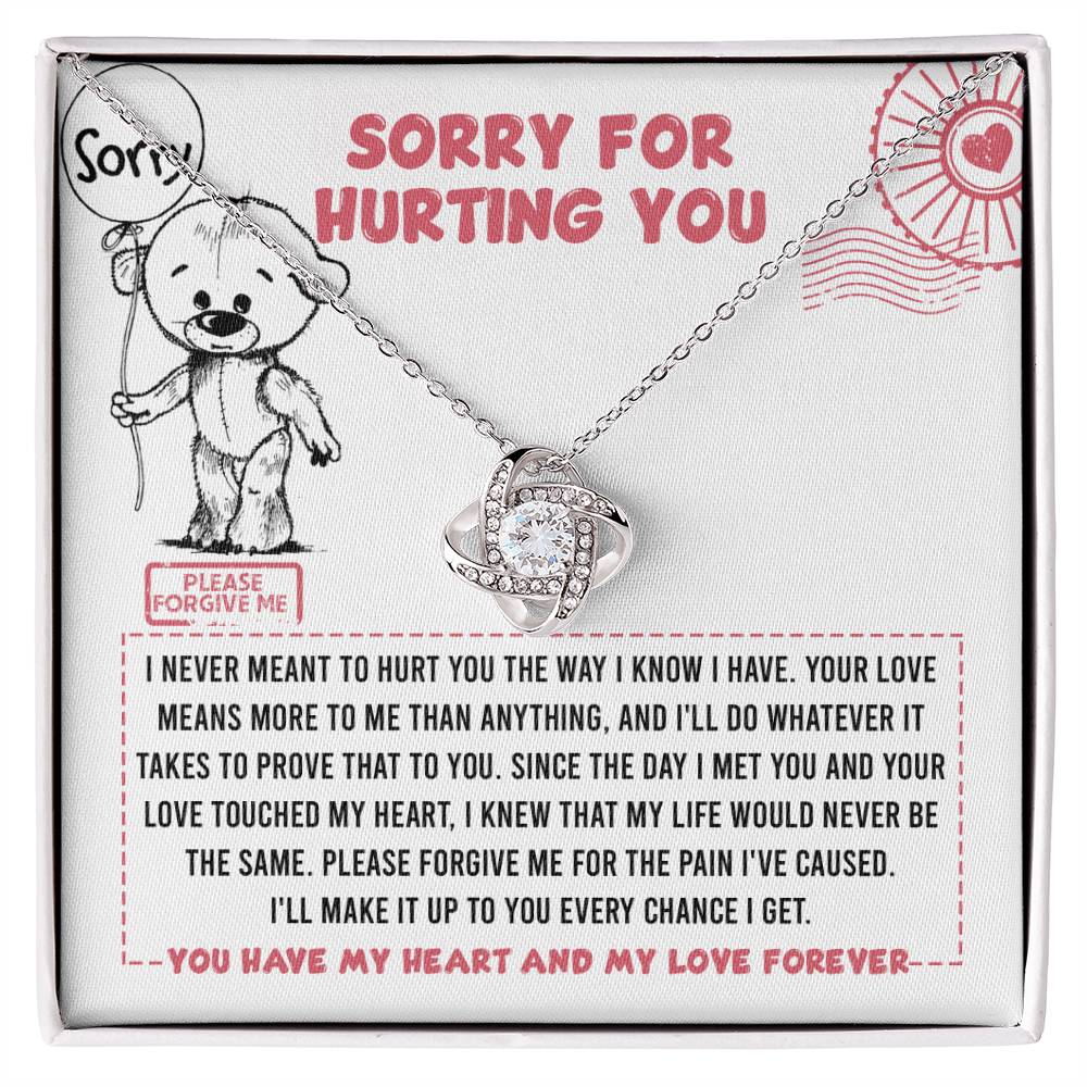 Sorry - Every Chance - Love Knot Necklace