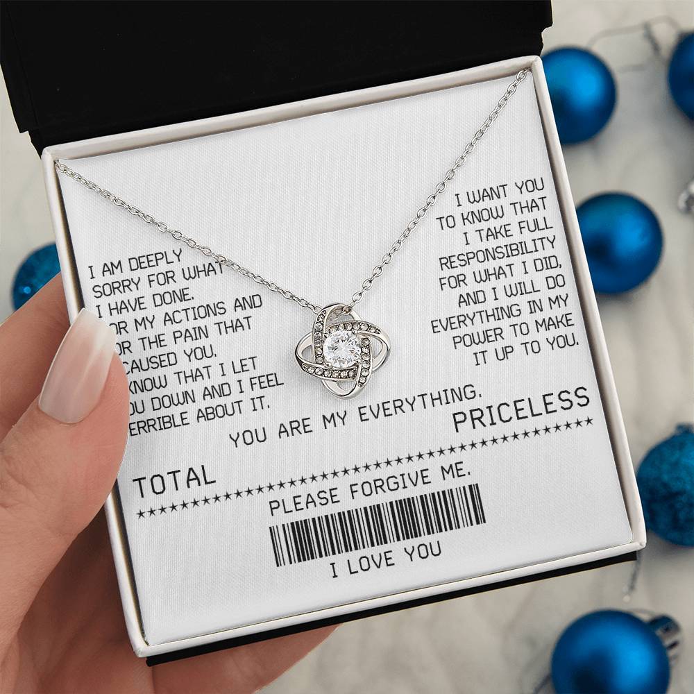 Sorry - Make It Up - Love Knot Necklace