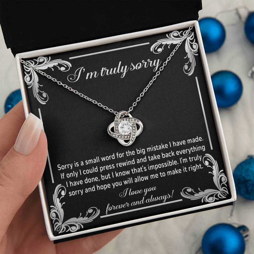Sorry - Make It Right 2 - Love Knot Necklace