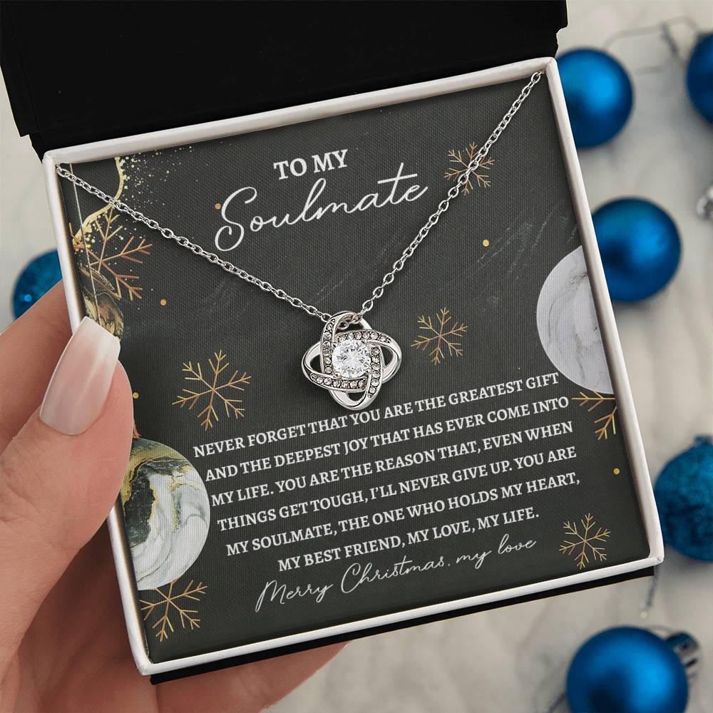 Soulmate - Greatest Gift - Love Knot Necklace