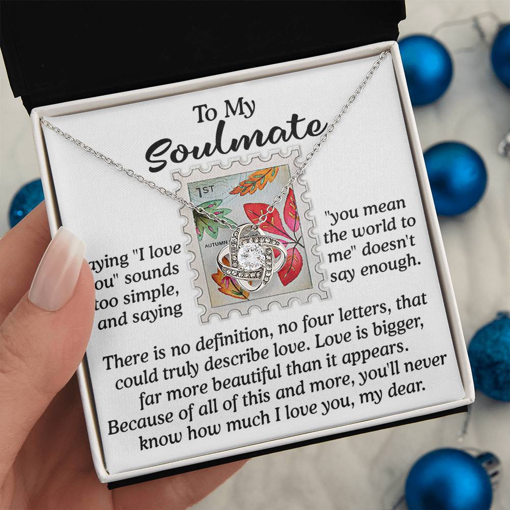 Soulmate - Far More Beautiful - Love Knot Necklace