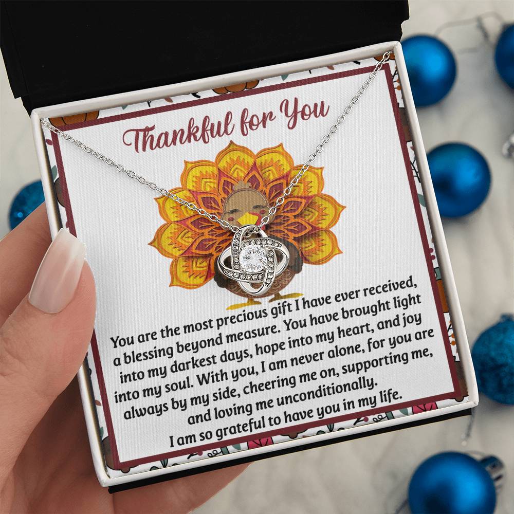 Thanksgiving - Into My Heart - Love Knot Necklace