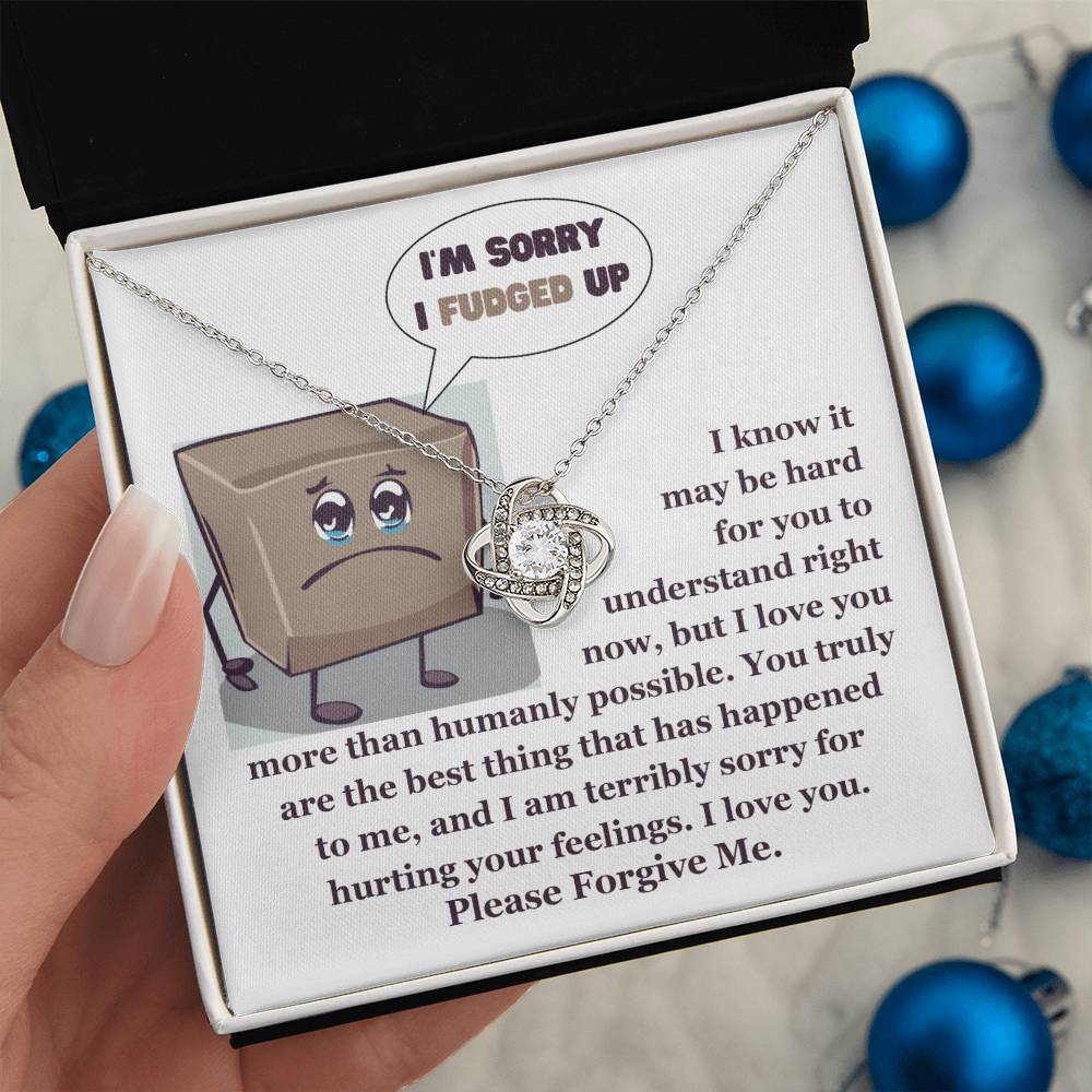 Sorry - The Best Thing - Love Knot Necklace
