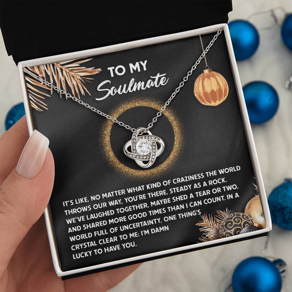 Soulmate - I Can Count - Love Knot Necklace