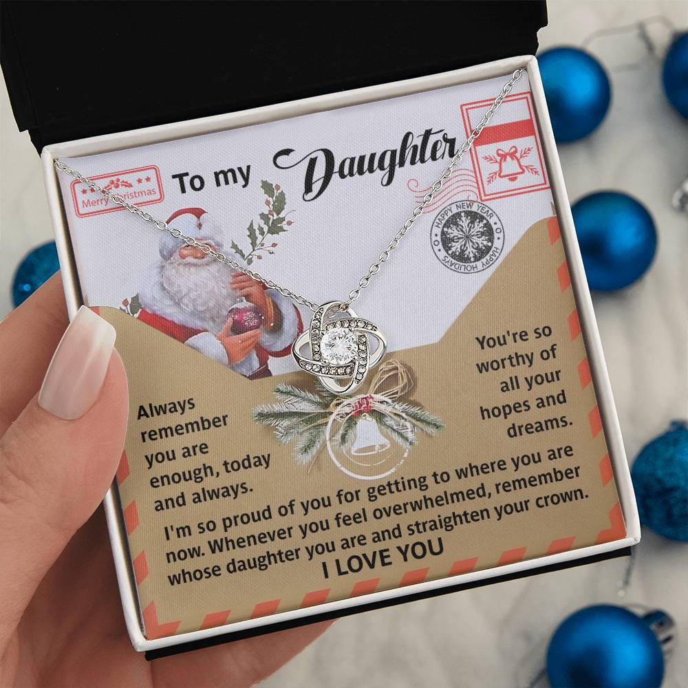 Daughter - All Your Hopes - Love Knot Necklace