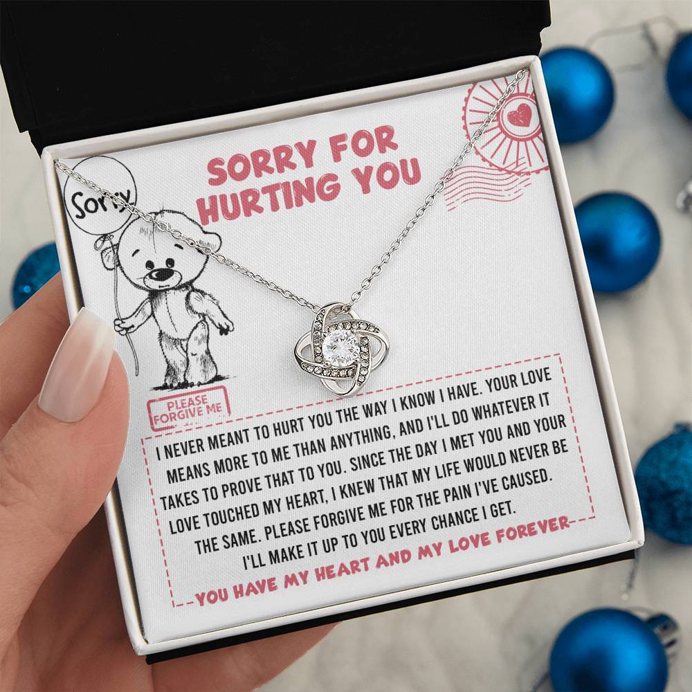Sorry - Every Chance - Love Knot Necklace