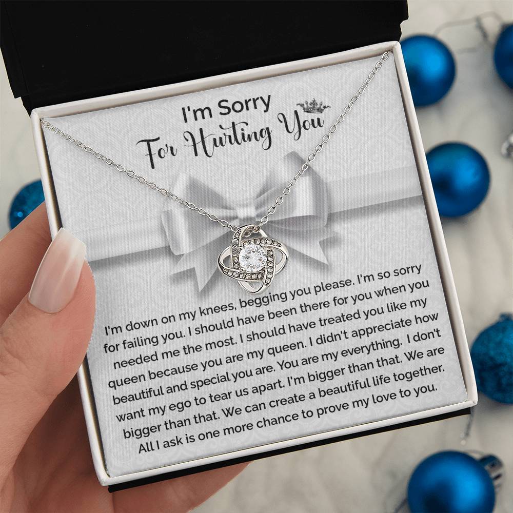 Sorry - My Queen - Love Knot Necklace